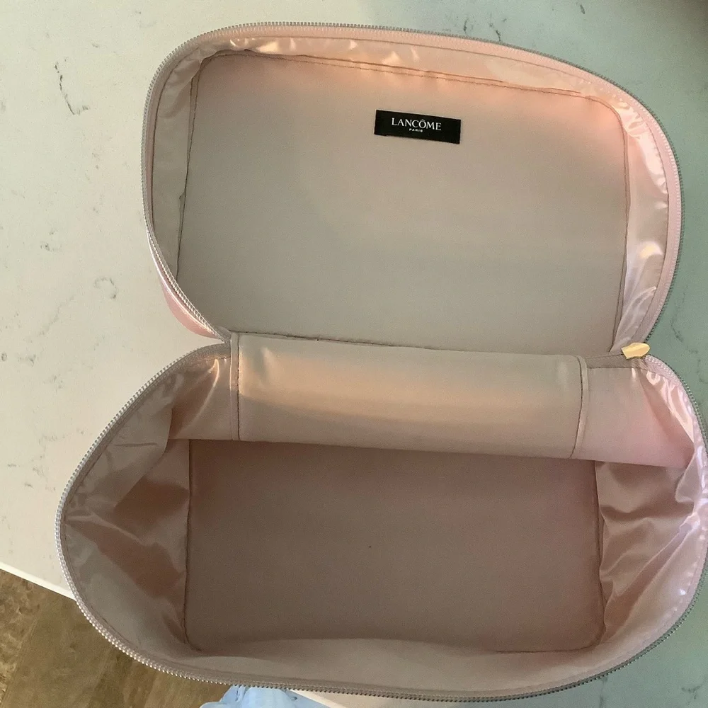 Lancome Rose Gold NWOT Cosmetic Bag